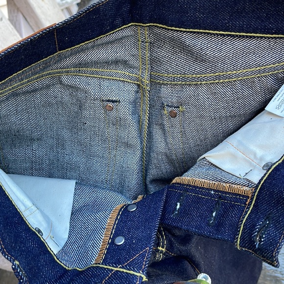 NWOT The Strike Gold Indigo Denim Jeans - Picture 8 of 9